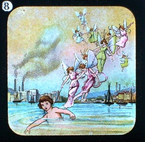 THE WATER-BABIES - magic lantern slide